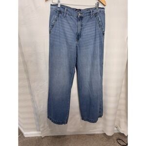 Scoop‎ Wide Leg High Rise Jeans  Blue Mid Wash Size 10 Women's